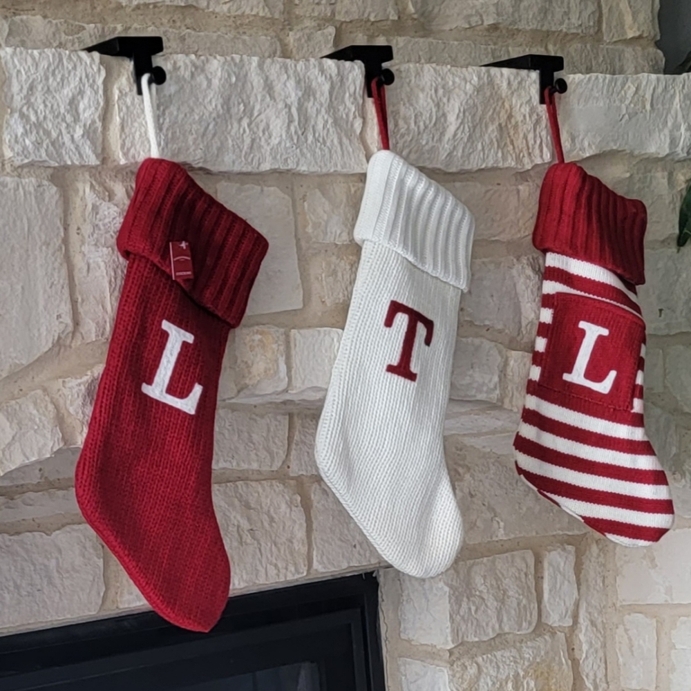Set of 3 Holiday Stocking Holder Hearth & Hand with Magnolia
